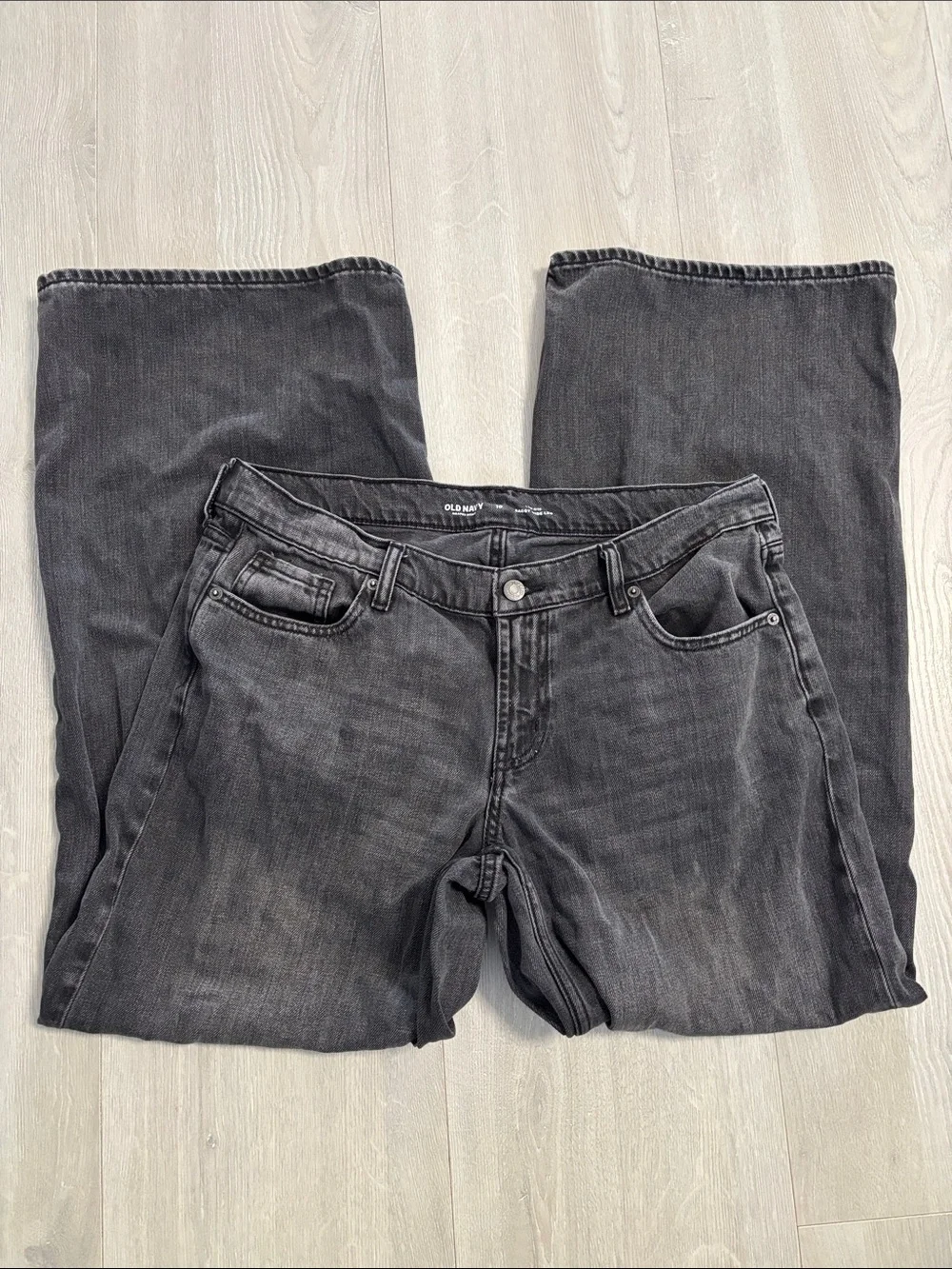 🔥BUNDLESALE Women’s 10 Old Navy Drapy Denim Baggy Wide-Leg Flare Jeans